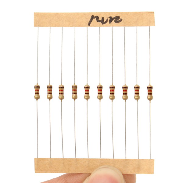 560 Pcs 1 ohm to 10M ohm 1/4W 5% Metal Film Resistor 56 Value Assorted Kit