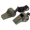 3 In 1 Whistle Compass Thermometer Camping Outdoor Emergency Survival Gear SOS