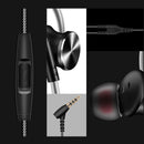 HIFI Metal Magnetic Adsorption Earphone 3.5mm Wired Control Bass Stereo Headphone with Mic