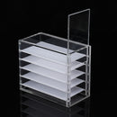 5 Layers Eyelash Extension Tools Storage Box Acrylic Cosmetic Organizer Lashes Glue Pallet Holder