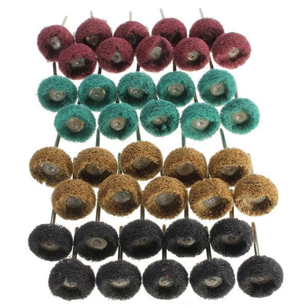 40pcs 25mm Wheel Grinding Buffing Polishing Wheels Set for Dremel
