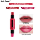 Music Flower Matte Mousse Lips Makeup Lip Stick Blush Effect Dual Function