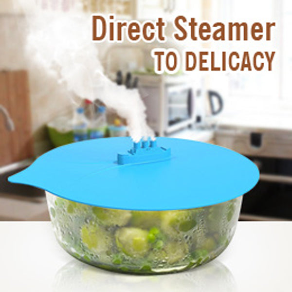 Silicone Ship Steaming Lid Steam Boat Pod Lid Kitchen Tool