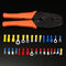 Excellway EC03 780Pcs Electrical Terminals Wire Connectors with Box & Crimping Pliers