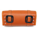 Motorcycle Saddle Bag Scooter Handlebar Bags Storage Tool Pouch Luggage Cruiser Tank Bag Brown