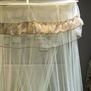 Princess Hanging Round Lace Canopy Bed Netting Comfy Student Dome Mosquito Net Insect Bed Canopy Net