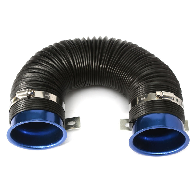 3'' 75mm Modified Cold Air Intake Hose Turbo Dust Turbine Flexible Car Tube Pipe Kit