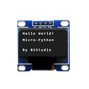 0.9 Inch OLED Display Module MicroPython Accessories 3.3V I2C for pyBoard Development