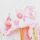 5x3ft 7x5ft Pink Flowers Drape Unicorn Photography Backdrop Studio Prop Background
