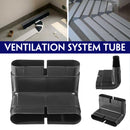 PVC Ventilation System Environmental Protection 90 Bent PVC Tube Connector 132x30mm
