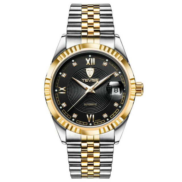 TEVISE 629 Business Style Automatic Mechanical Watch Waterproof Luminous Display Men Watch