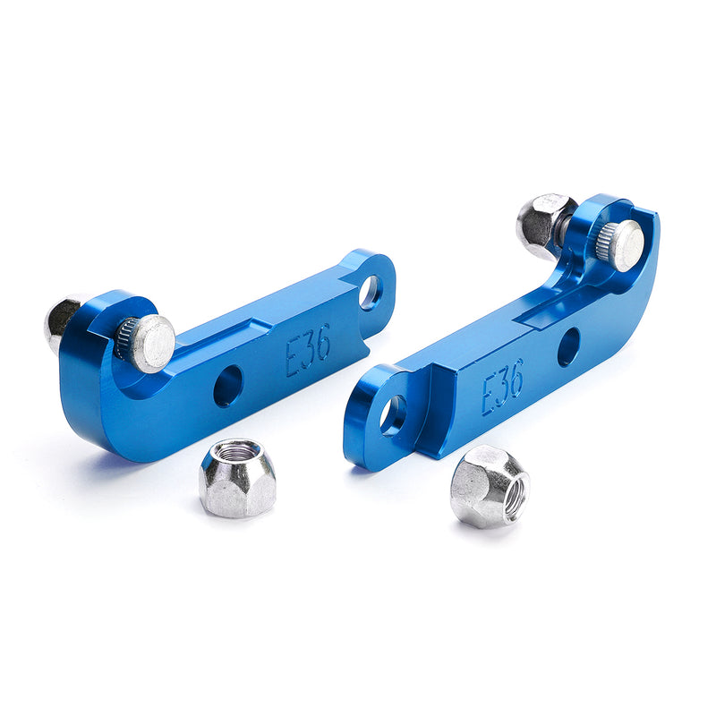 CNC Adapter Tire Increasing Turn Angle 25% -30% Drift Lock Kit For BMW E36 M3 Blue