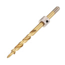 Aluminum Alloy One-hole Pocket Hole Jig with Magnet and Step Drill Bit Screwdriver Bit 9.5mm Oblique Hole Drill Guide Woodworking Tool