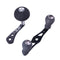 ZANLURE Aluminium Alloy Single/Double Fishing Reel Handle Rocker For Baitcasting Fishing Reel