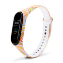 Colorful Pattern Watch Band Watch Strap Replacement for Xiaomi Miband 4 Miband 3