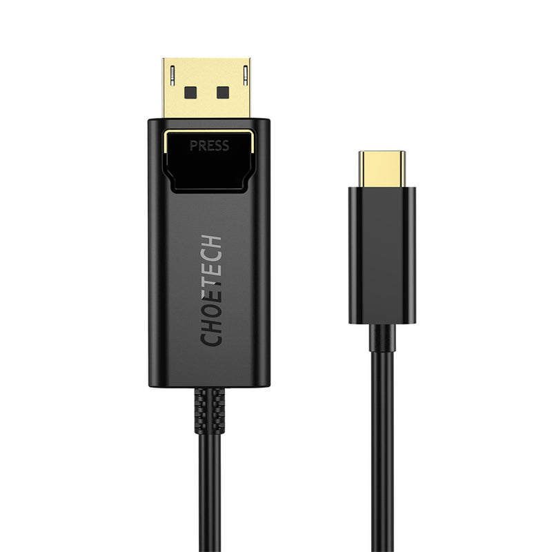 CHOETECH 4K High-Definition Multimedia Interface USB C to DP Fast Transfer High Definition Cable Adapter For Computer TV