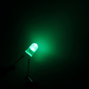 200pcs 5MM Green LED Diode Round Diffused Green Color Light Lamp F5 DIP Highlight