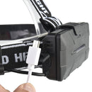 XANES 2504A 1900LM 8LED Cycling Headlamp 7 Switch Modes 4T6+2COB+2 Red Warning Light Double Switch