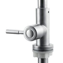 32x13.5cm Stainless Steel Kitchen Sink Faucet Single Lever Cold Water Tap Silver Faucet