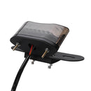 Motorcycle ATV License Plate LED Tail Rear Brake Bracket Lights Turn Lamp 12V