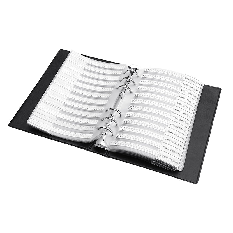 4250pcs 170 Values 1206 SMD Chip Resistor 0-10M 1% Assortment Kit Sample Book