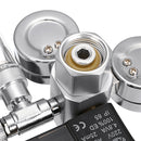 Aquarium System Dual Gauge CO2 Pressure Regulators Bubble Counter Solenoid Valve