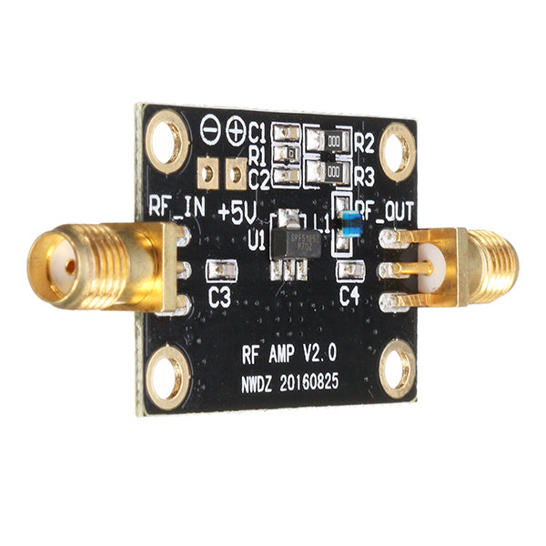 Low Noise LNA 0.05-4G NF=0.6dB RF Amplifier Signal Receiver FM HF VHF / UHF Ham Radio