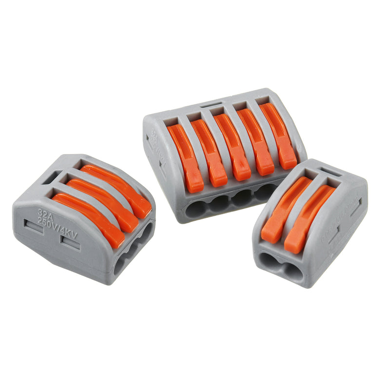 2/3/4/5Pin Wire Connector Terminal Block Conductor Threader Splitter Universal Connectors Terminals Electric Cable Wire Connector