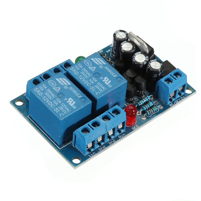 Speaker Power Amplifier Board Dual 15A Relay Protector Boot Delay and DC Detection Protection Module