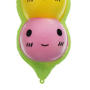 Colorful Pea Doll Squishy charm 15cm Slow Rising With Packaging Collection Gift Soft Toy