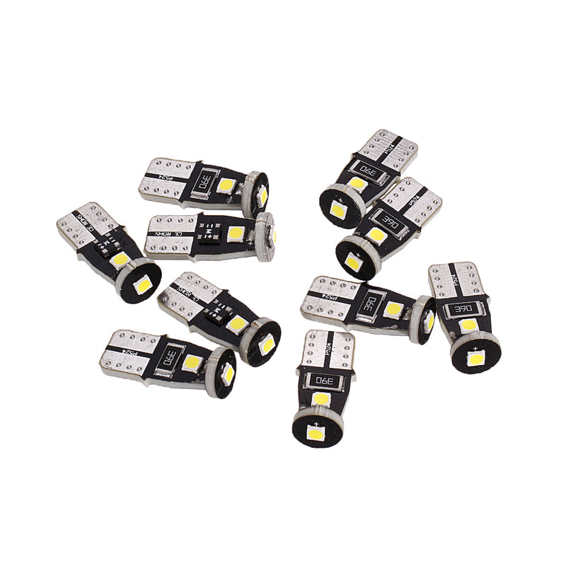 10Pcs Sealight T10 SMD3030 LED Car Light Reading Lamp License Lamp Refitted Driving Lamp Universal