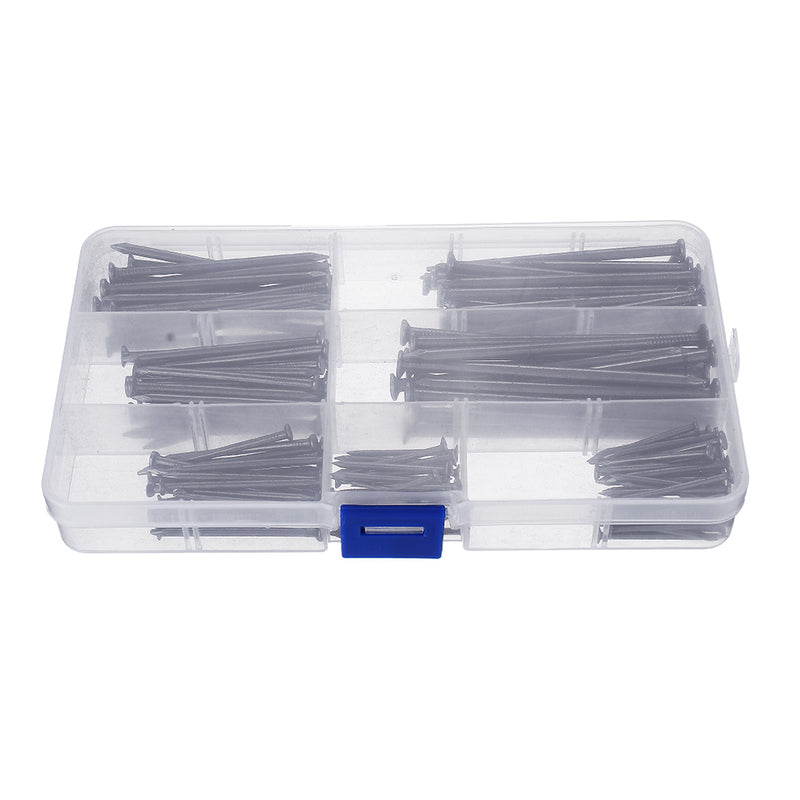 150pcs Hardware Nail Assortment Kit Repair Tool Woodworking Cement Wall Iron Metal Nails 3/4/5/6/7/8cm