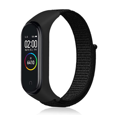 Bakeey Nylon Loopback Integrated Design Watch Band Strap for Xiaomi Mi Band 4&3
