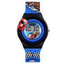 SKMEI 1376 Cartoon Car Children Digital Watch Creative Date Display Fashion Watch