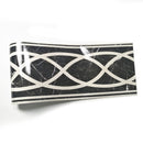 Plate Marble Pattern DIY Tile Sticker High-end Floor Tile Decorative Line Stickers Tile Wall Sticker