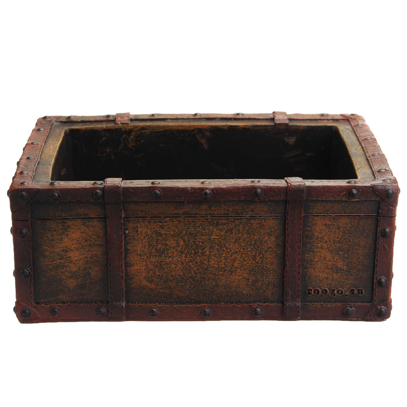 Garden Resin Suitcase Flower Pot Mini Succulents Planter DIY Flowers Green Plants Decorations