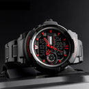 SKMEI 1320 Dual Display Digital Watch Men Chronograph Alarm Watch Fashion Waterproof Sport Watch
