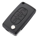 Car 3 Buttons Key FOB Remove Case Shell With Blade For Citroen Berlingo