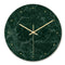 Loskii CC004 Creative Marble Pattern Wall Clock Mute Wall Clock Quartz Wall Clock For Home Office Decorations