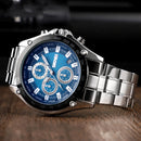 SKMEI 1393 Stainless Steel Business Style Waterproof Date Display Men Wrist Watch Quartz Watches