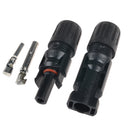 Excellway 5 Pairs PV Solar Panel Cable MC4 Connectors Male & Female Waterproof IP67 for Photovoltaic Solar System