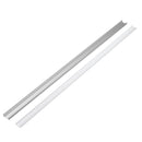 LUSTREON 45CM U/V/YW Style Aluminum Channel Holder For LED Rigid Strip Light Bar Cabinet Lamp