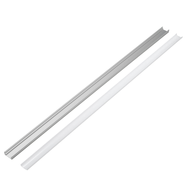 LUSTREON 45CM U/V/YW Style Aluminum Channel Holder For LED Rigid Strip Light Bar Cabinet Lamp