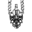 Skull Pendant Necklace Stainless Steel Lots Style Cross Skull Head Pendant Chain Pipes