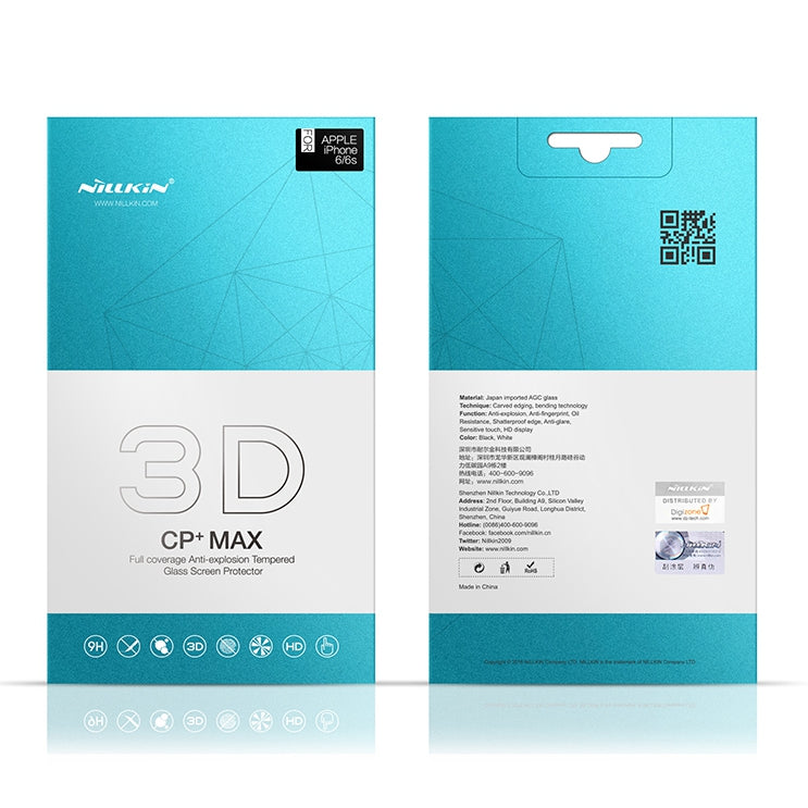 NILLKIN 3D Arc Edge 9H MAX Full Coverage AGC Glass Screen Protector for Samsung Galaxy S8 5.8