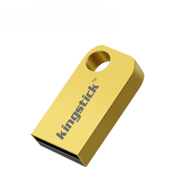 Kingstick USB2.0 Flash Drive U Disk Mini Metal USB Disk 32G 64G Pen Drive Memory Stick