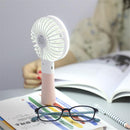 Well Star D10-1 Portable Mini USB Fan LED light Fan Handheld Rechargeable Air Cooler Silent Cooling Fan For Home Office Student Dormitory Outdoors Travelling