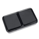 12 Grids Empty Watercolor Paint Rack Tins Box Palette Metal Painting Storage Half Full Pans For Art Painting