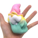 IKUURANI Santa Claus Christmas Squishy Rainbow 12.5*8.5*8.5CM licensed Slow Rising With Packaging