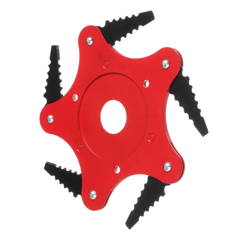 Upgrade 65Mn 5 Sawtooth Blade Trimmer Head with Teeth Saw Blade Cutter for Lawnmower
